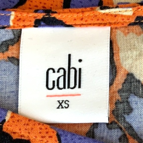 CABI Isla Cami Animal Print Spaghetti Strap Button Down Tank Top size XS - Picture 10 of 10